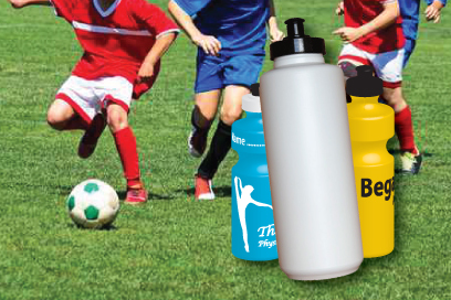 Water bottles for soccer